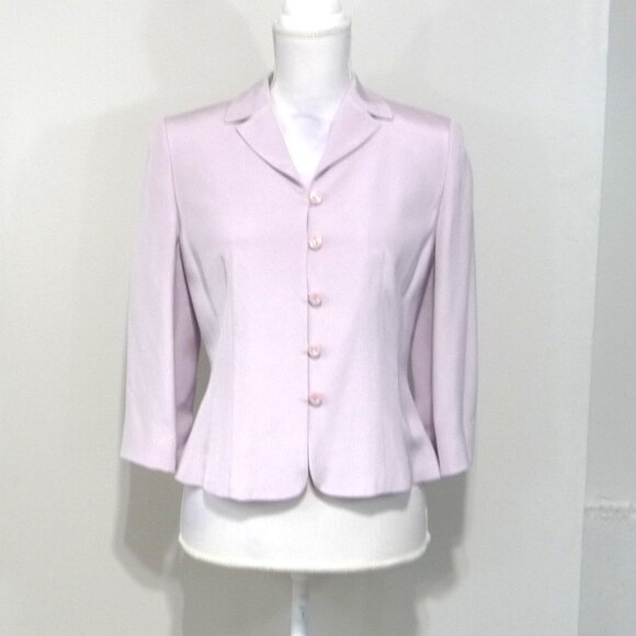 PETITE SOPHISTICATE 100% SILK BLAZER 6P - Picture 1 of 12